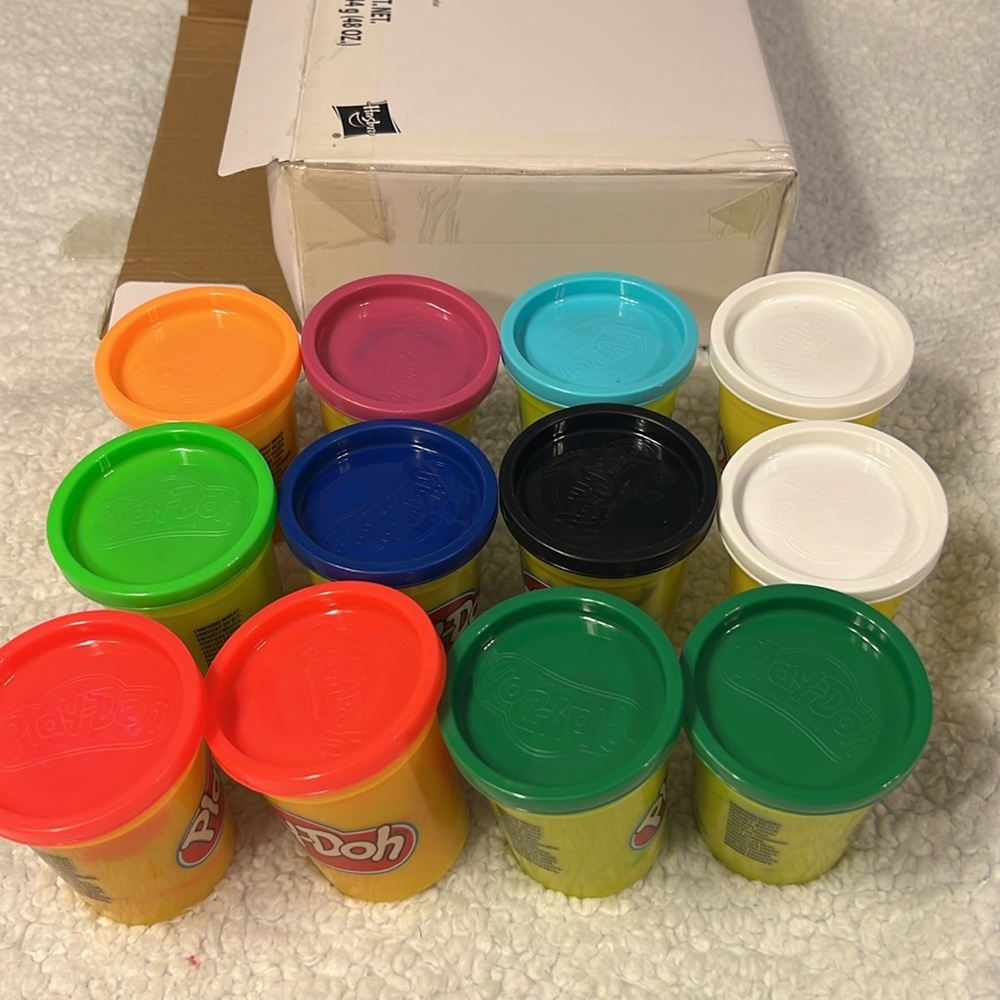 Play-Doh Bulk Jewel Colors 12-Pack of Modeling Compound, 4-Ounce Cans